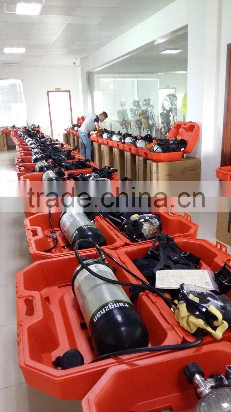 CE/EC approved 6.8L Breathing apparatus with communication device