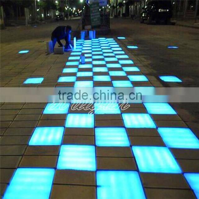 Outdoor waterproof IP65 floor tile, RGB led brick light