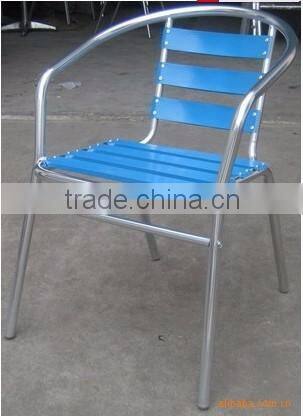 00 outdoor futniture colorful aluminum stacking garden dining chair YC001A