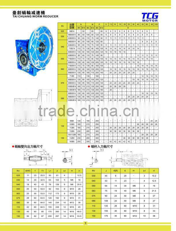 220/380V Worm Gear motor NMRV Series