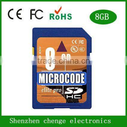 2GB class10 sd memory card for high definition electronics products