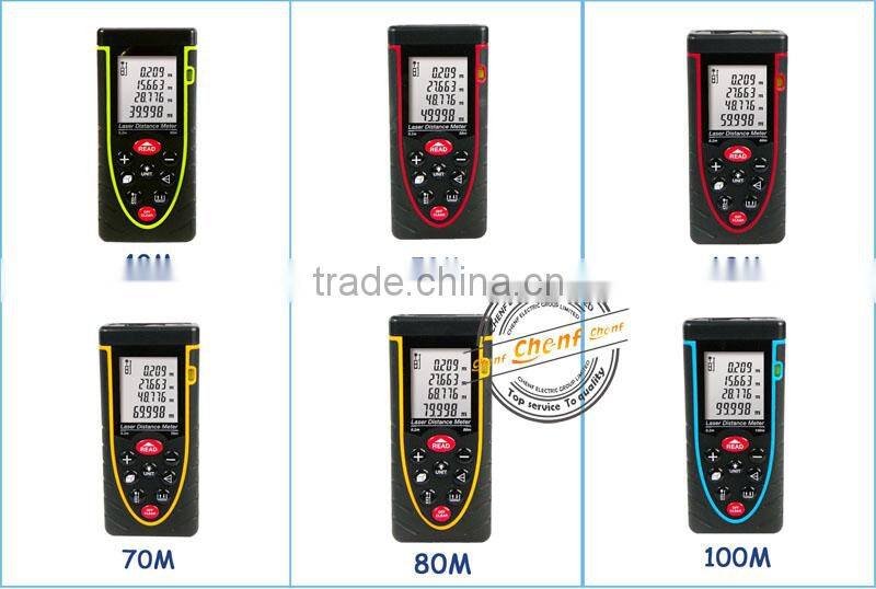 Newest 0.5m to 100m Digital Laser Range Finder / Laser Rangefinder with LCD backlight