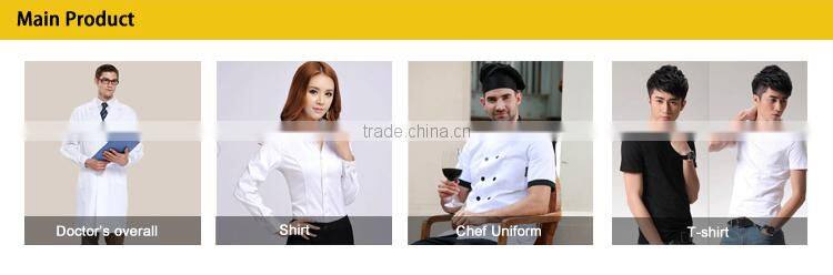 New fashion poly cotton women sexy chef uniform