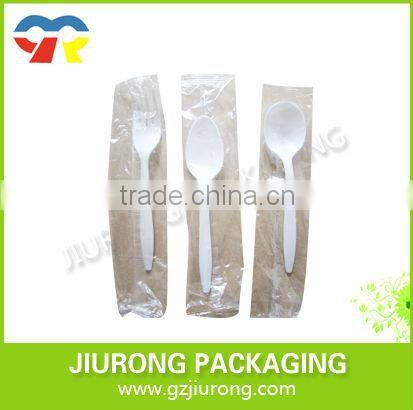 disposable cutlery plastic fork and spoon food grade plastic cutlery