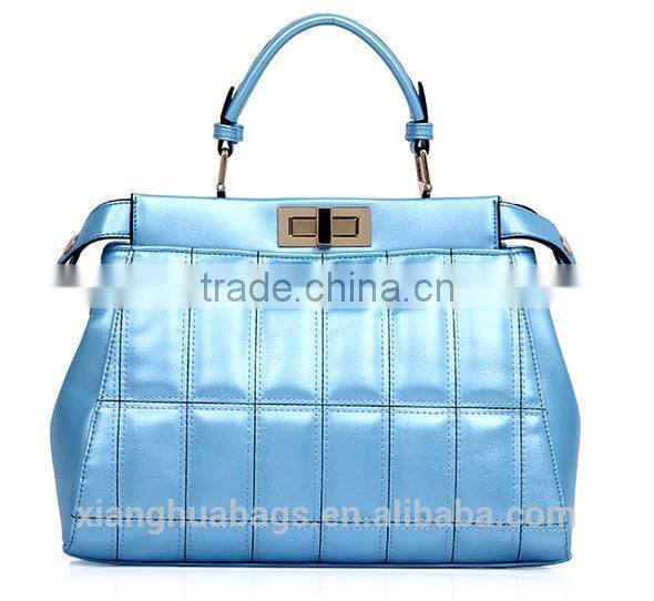 new model ladies leather shopping bag design