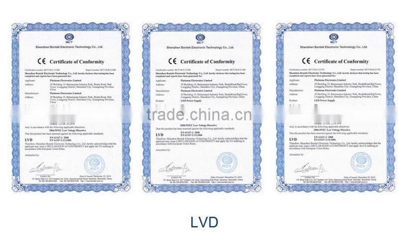 12w 350ma IP67 constant current led strip driver power supply