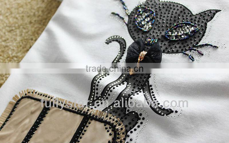 new spring han edition big yards short fashion basic t-shirt