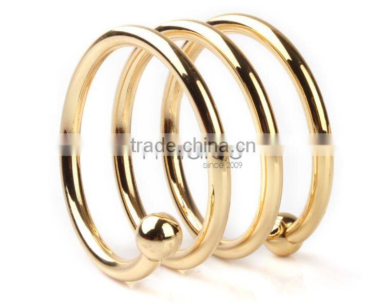Gold napkin ring
