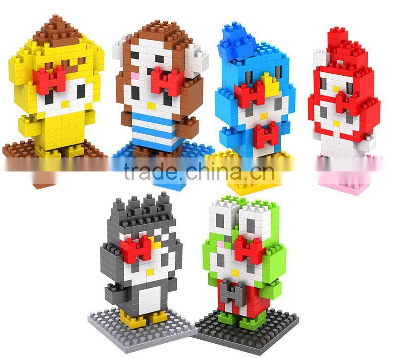 HOT ! 220pcs Super Hero Series Mini figures Nano Building Blocks For Kids