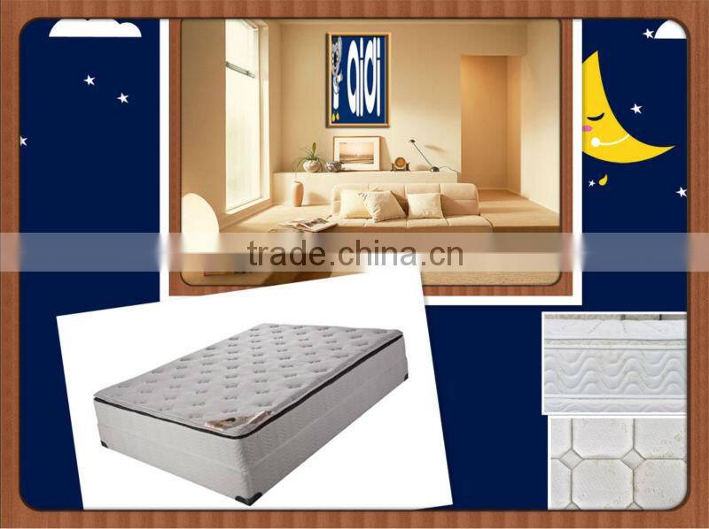 4 Star Hotel Furniture Compressed Bonnell Spring Queen Density Foam Mattress