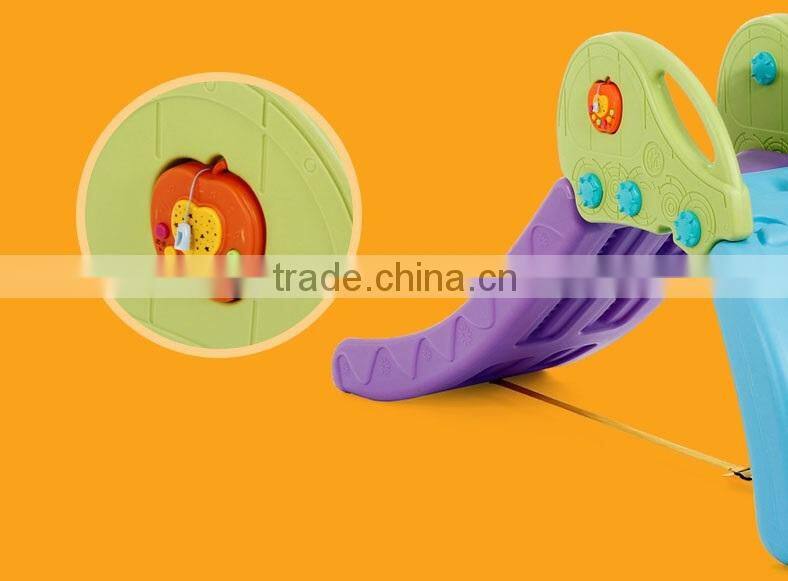 New design Indoor Plastic Foldable Slide