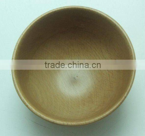 Natural Bamboo Rice Soup Salad Bowl