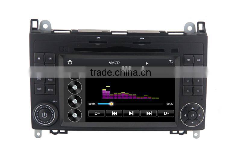 High quality of 7inch touch screen car audio dvd player for Mercedes-Benz R300 B200 BLK20 R350 with 3G WiFi OBDII DVR function