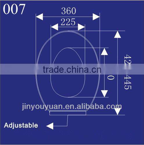 007 Hot sale bathroom accessary led toilet seat