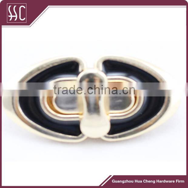 metal twist bag lock, hardware lock for bag