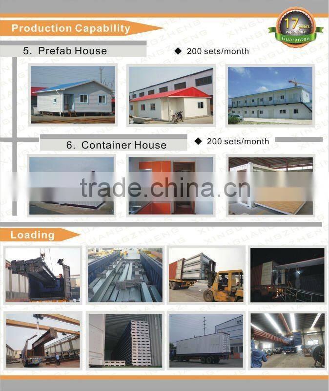 Good resistance steel frame prefabricated warehouse