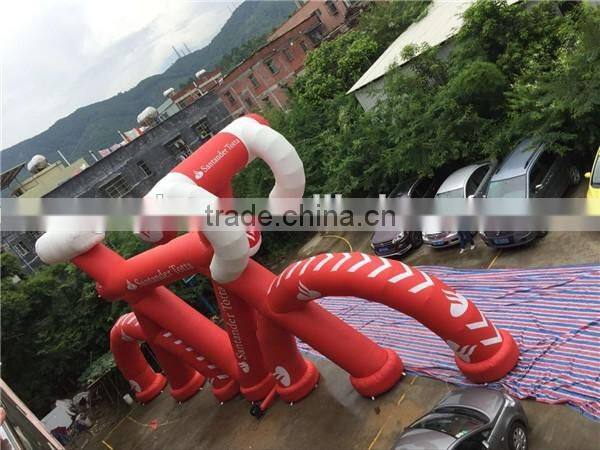 Inflatable Bicycle Model, Red Giant Bike Shape Model Hot Sale