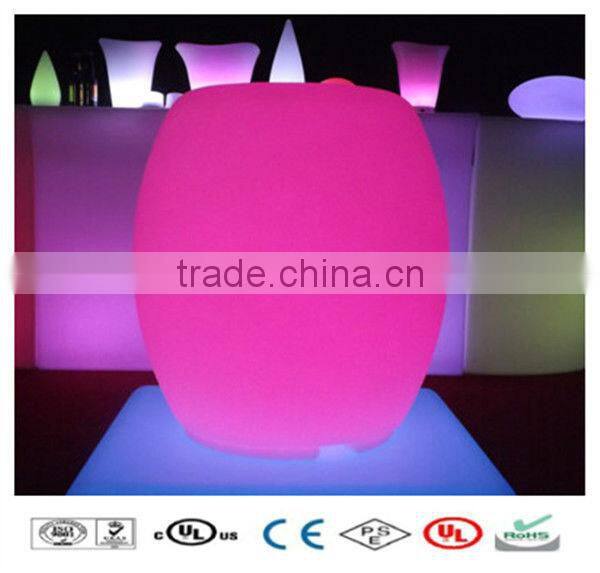 LED Used Commercial color changing led high end bar stools