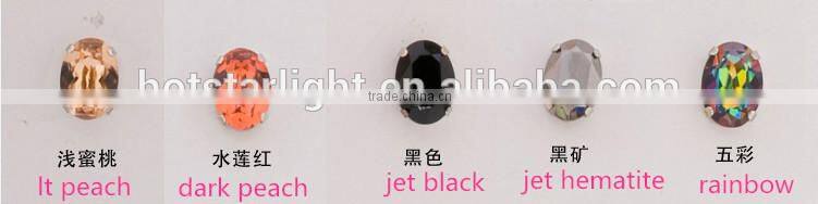 Factory Wholesale Perfect Shining 6x10mm Marquise Shaped Stone For Luxury Decoration Loose Pointback Gemstone