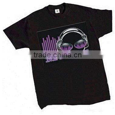 el light-up graphic equalizer t shirt