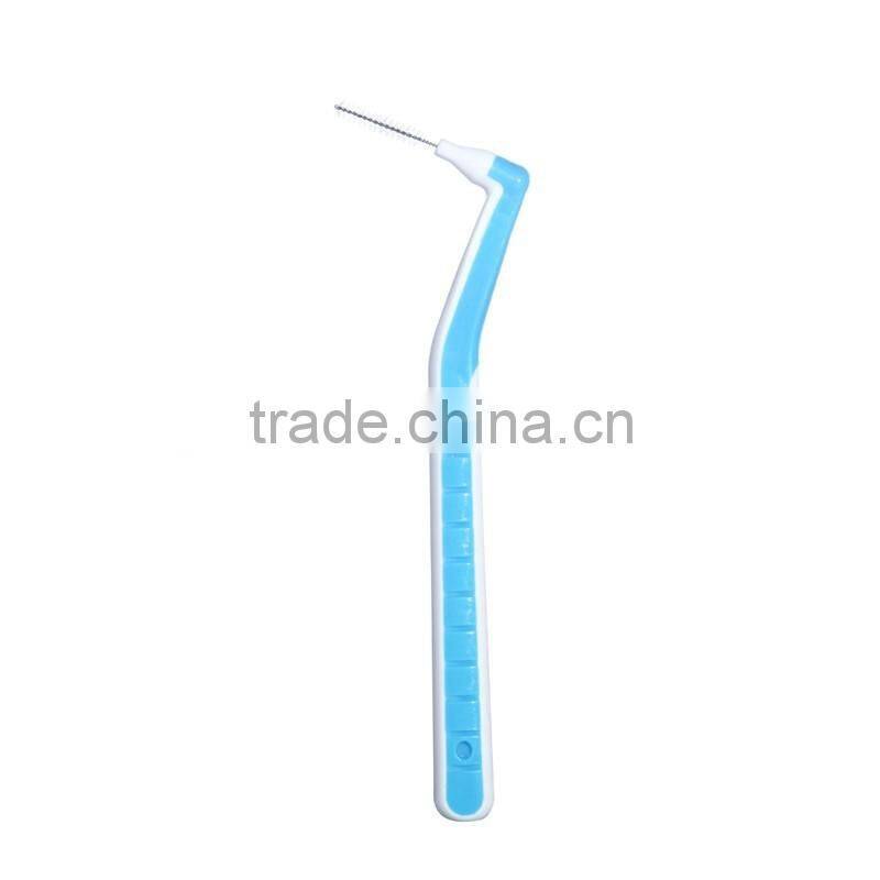Soft Flexible Adjustable Rubber Handle Interdental Cleaning Brush