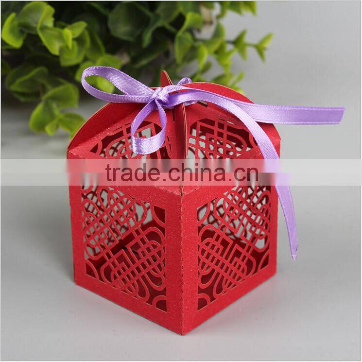 High quality luxury chocolate praline wedding candy box manufacturer