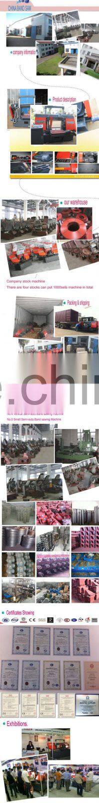 Horizontal Alloy Steel Band Saw GD6528 engineers available to service machinery overseas