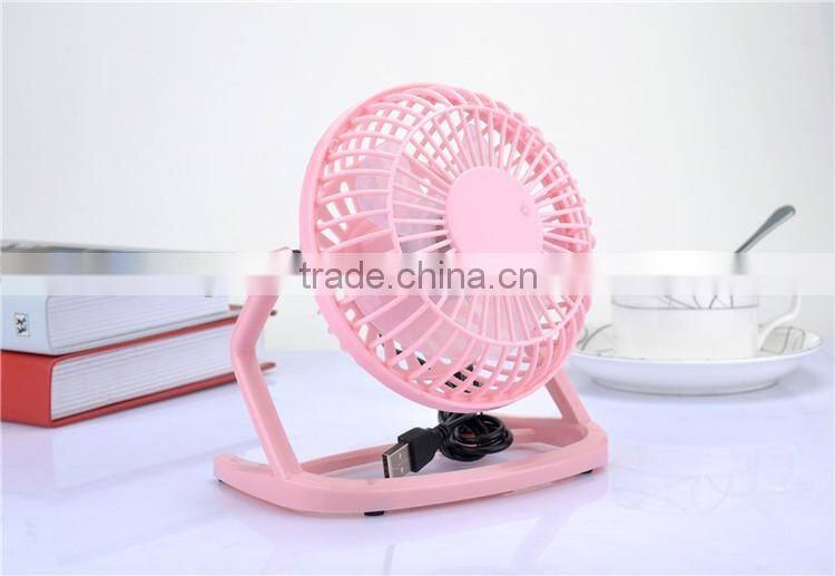 Colorful Plastic Mini USB tabletop fan cooler with CE & RoHs Cetification