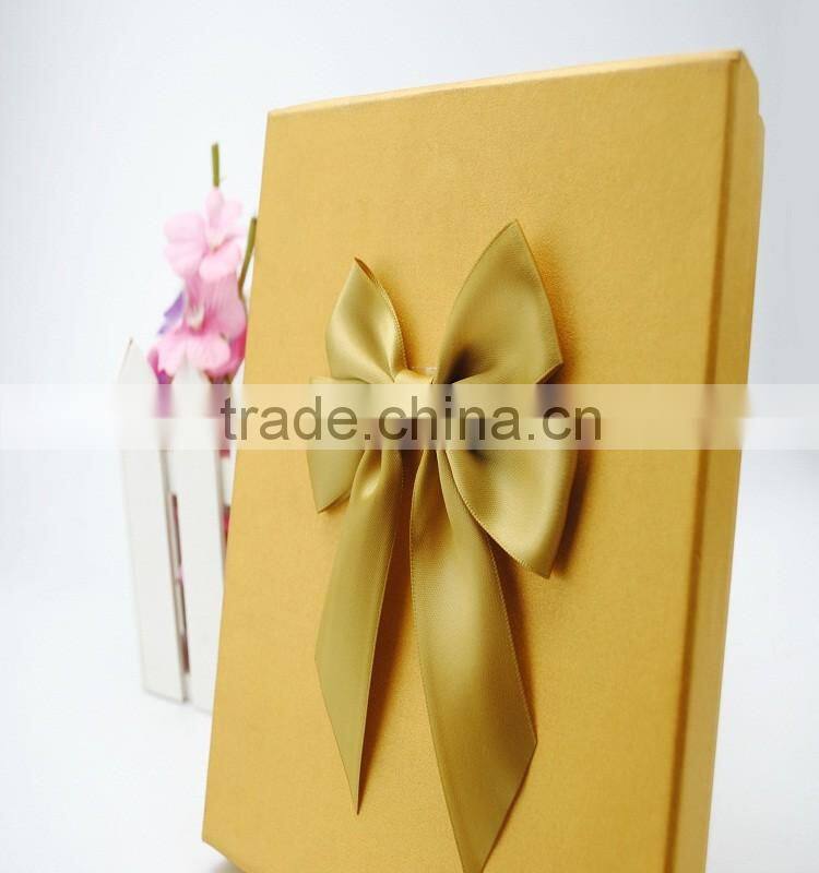 wholesale satin ribbon bow for decorative gift box