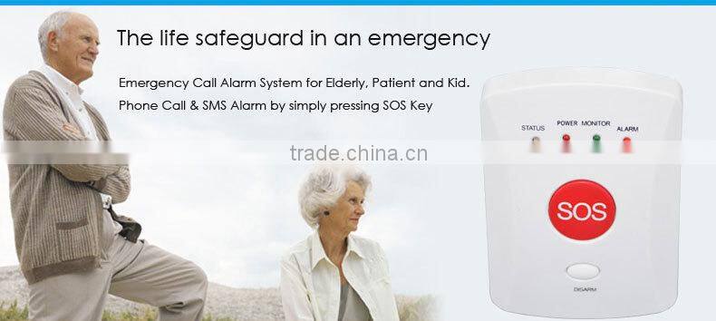 personal usage emergency phone calling elderly alarm with big SOS button