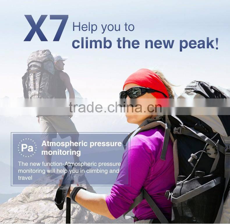 Support iOS Android Heart rate Smart Band X7