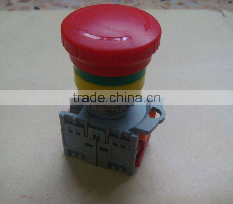 Mushroom pushbutton switch