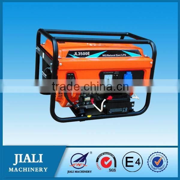 small lpg generator portable/digital type open frame soundproof generator