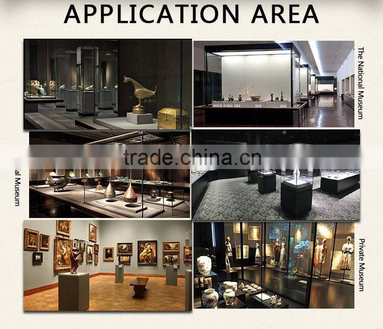 New Design Wooden Museum Glass Display Showcase