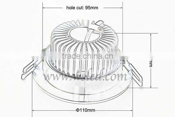 5W Gimbal LED Downlight CE RoHS C-Tick Approved