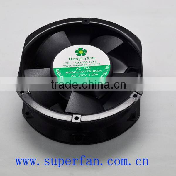 Axial AC fan 220V CPU cooling fan with factory price