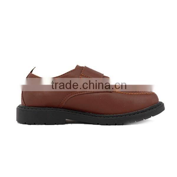Little Student Classic Business Style Kids Brown Leather School Shoes