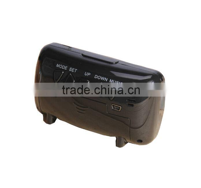 HD 30 frames 1920X1080 remote control digital alarm clock camera
