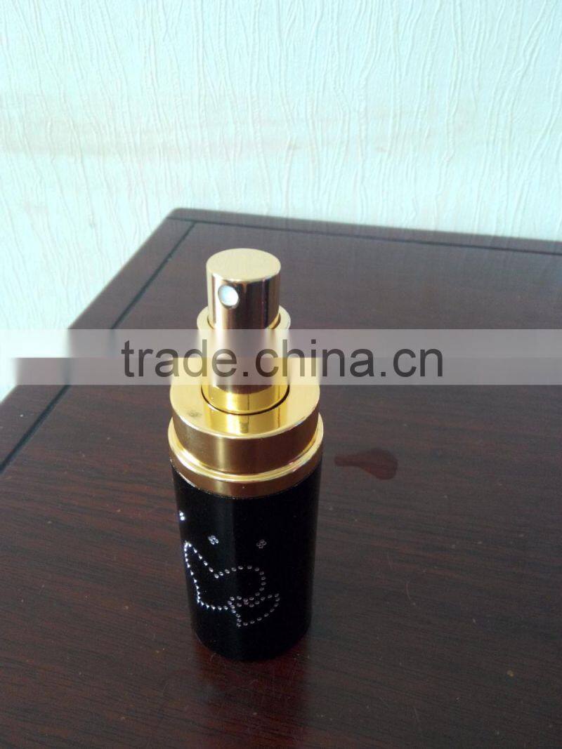 Aluminium atomizer spray bottle