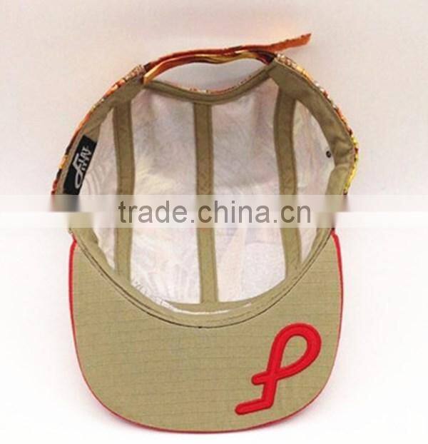 Low Price New Coming Camper Snapback Cap Wholesale Corduroy 5 Panel Camper Hat