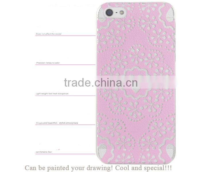 Lace flower Mobile Phone Hard Skin Case Cover Various Painted for iphone 6