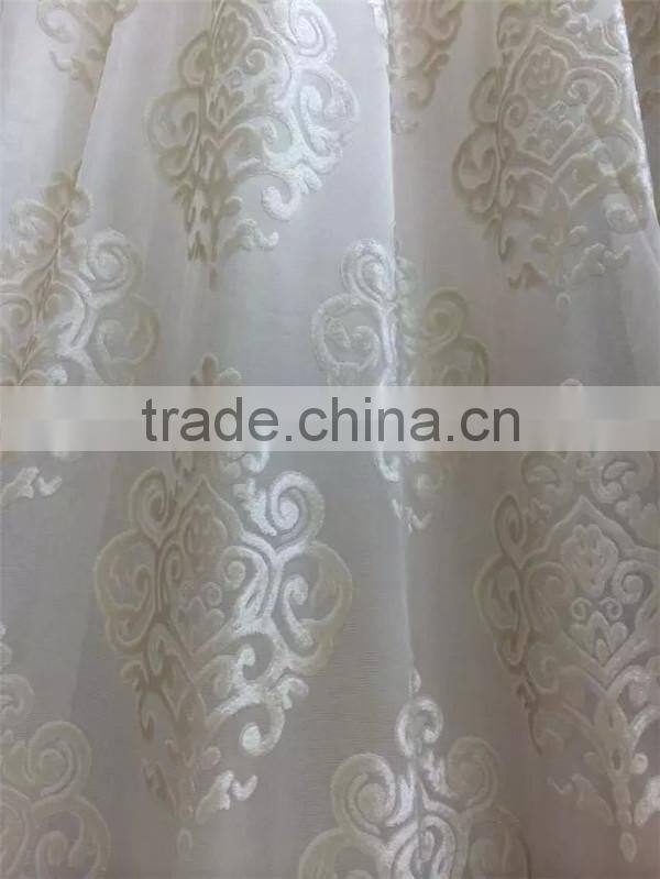 Curtains made in china living room curtains jacquard curtain net