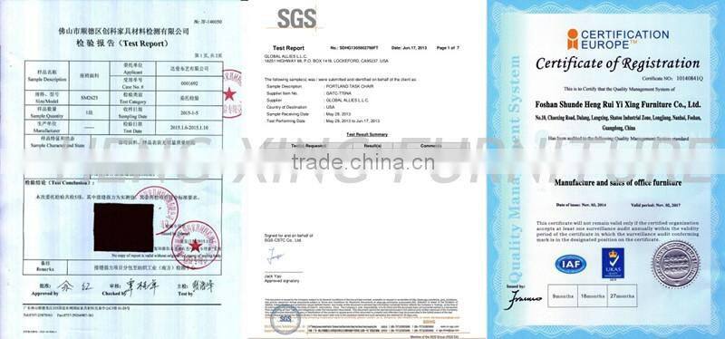 Comfortable Metal Base Swivel Office Chair Leather Office Chair (HX-986B)