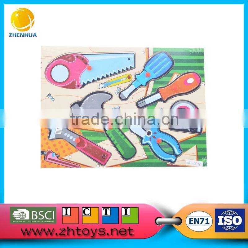 2016 Diy Puzzle educational colorful animal products wooden puzzle