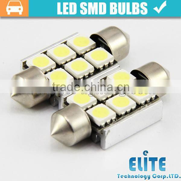 6SMD 3SMD 8SMD LED Reading Car Adapter Light White Festoon Lamp Bulb