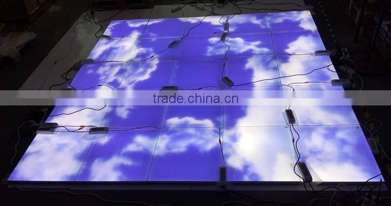 36W 595x595mm 0-10V Dimmable Warm White Frameless Light Panel