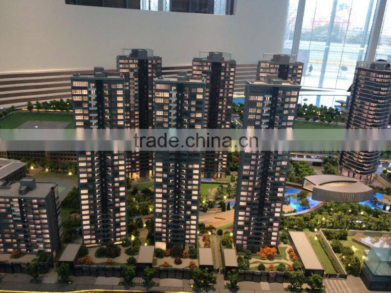 Real estate house building model for sale centre