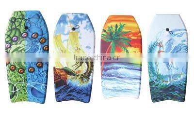 wooden surfboard
