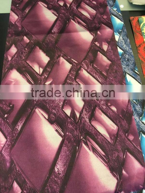 3D metallic foil wallpaper in China