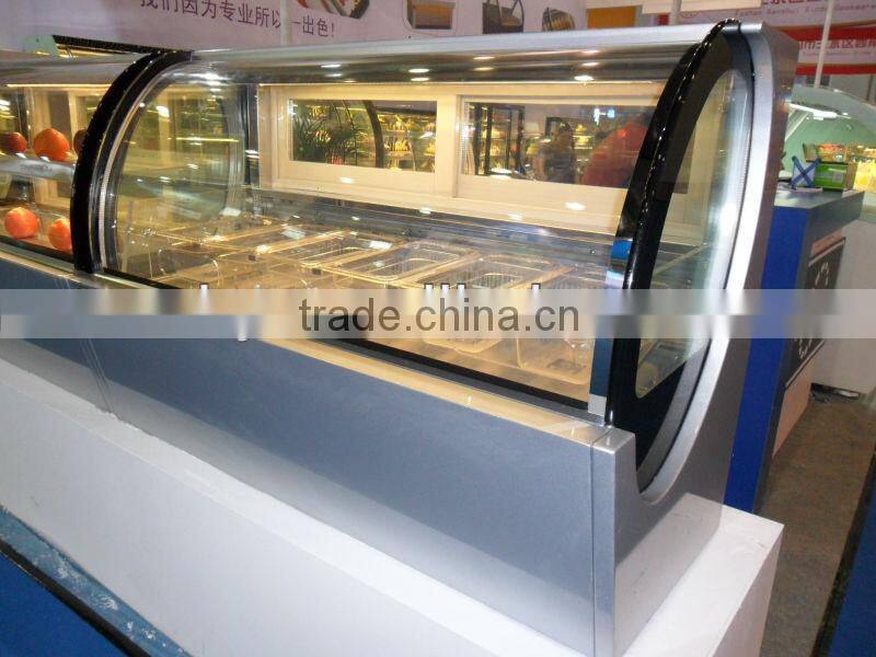 Table-top Ice cream Display Case with 6 pans